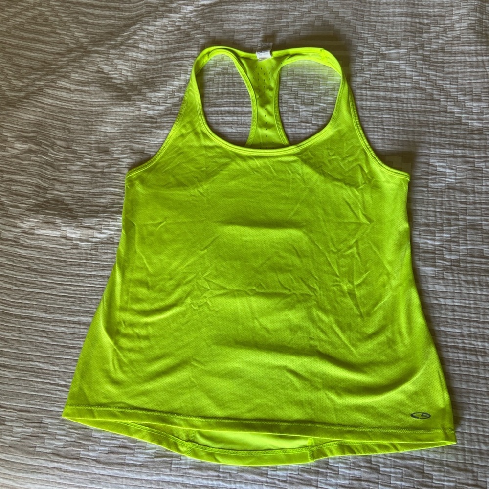 Neon Yellow Athletic Top